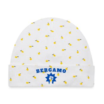 Bergamo - Baby Premium Organic Mütze - Weiß/Zitronengelb - Vorne