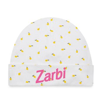 UNOWNED! - Baby Premium Organic Mütze - Weiß/Zitronengelb - Vorne