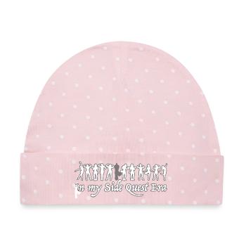 Nebenquest-Ära - Baby Premium Organic Mütze - Rosa/Weiße Punkte - Vorne