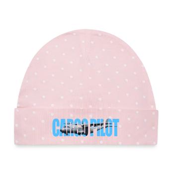 Cargo pilot CN-235 - Baby Premium Organic Mütze - Rosa/Weiße Punkte - Vorne