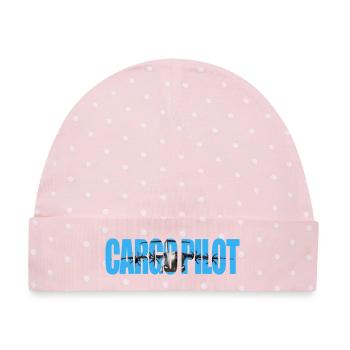 Cargo pilot A-400 - Baby Premium Organic Mütze - Rosa/Weiße Punkte - Vorne