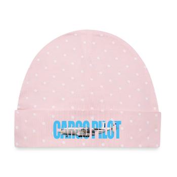 Cargo pilot An-22 - Baby Premium Organic Mütze - Rosa/Weiße Punkte - Vorne
