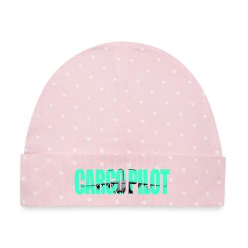 Cargo pilot C-17 - Baby Premium Organic Mütze - Rosa/Weiße Punkte - Vorne