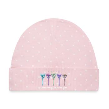 IT Support Glücksrad Service Desk IT Helpdesk Nerd - Baby Premium Organic Mütze - Rosa/Weiße Punkte - Vorne