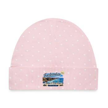 Fuerteventura - La Pared - Playa del Viejo Reyes - Baby Premium Organic Mütze - Rosa/Weiße Punkte - Vorne