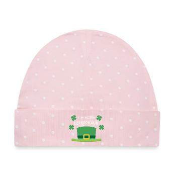 Ich bin kein Kobold - Baby Premium Organic Mütze - Rosa/Weiße Punkte - Vorne