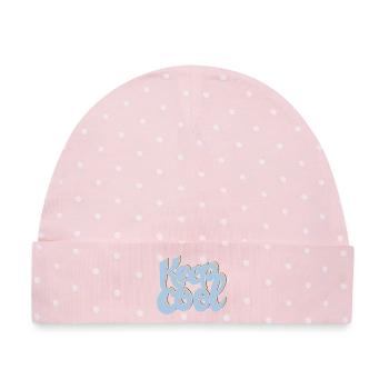 Keep Cool - Baby Premium Organic Mütze - Rosa/Weiße Punkte - Vorne