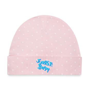 Junker Andy - Baby Premium Organic Mütze - Rosa/Weiße Punkte - Vorne