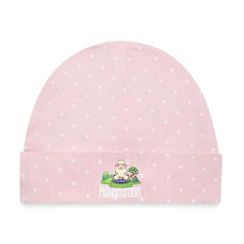 Gestochen Schaf Unschaf Fotografen Wortwitz - Baby Premium Organic Mütze - Rosa/Weiße Punkte - Vorne