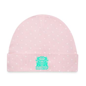 Dubstep Power - Baby Premium Organic Mütze - Rosa/Weiße Punkte - Vorne