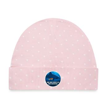 Hat Deutschland überhaupt noch was zu sagen? - Baby Premium Organic Mütze - Rosa/Weiße Punkte - Vorne