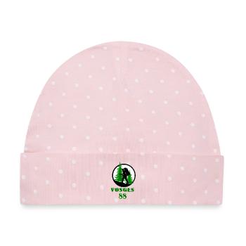 Vosges - Baby Premium Organic Mütze - Rosa/Weiße Punkte - Vorne
