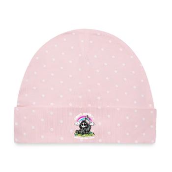Der Sarkasmus des Todes - Baby Premium Organic Mütze - Rosa/Weiße Punkte - Vorne