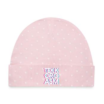 Hardtekk Tekk - Baby Premium Organic Mütze - Rosa/Weiße Punkte - Vorne