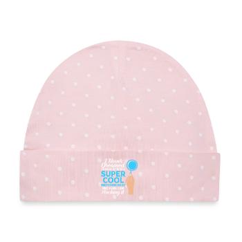Mikrobiologie Biologie Biologisch Wissenschaft - Baby Premium Organic Mütze - Rosa/Weiße Punkte - Vorne
