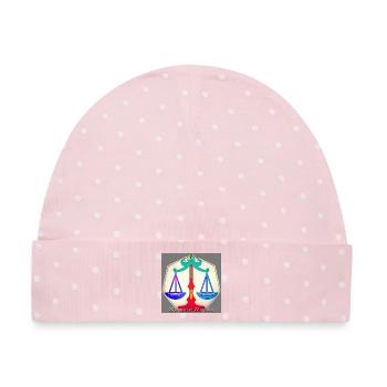 Gewicht - Baby Premium Organic Mütze - Rosa/Weiße Punkte - Vorne