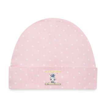 Anglerwitz Wortspiel Fisch Geschenkidee zweideutig - Baby Premium Organic Mütze - Rosa/Weiße Punkte - Vorne