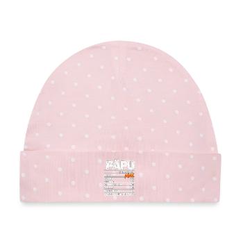 Päpu Dosis: Päpu Liebe XXL - Baby Premium Organic Mütze - Rosa/Weiße Punkte - Vorne