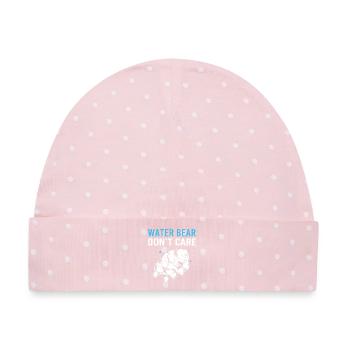 Bärtierchen Tardigrades Wasserbär Tardigrade - Baby Premium Organic Mütze - Rosa/Weiße Punkte - Vorne