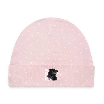 Rottweiler Wachhund Kampfhund Hundebesitzer Hunde - Baby Premium Organic Mütze - Rosa/Weiße Punkte - Vorne