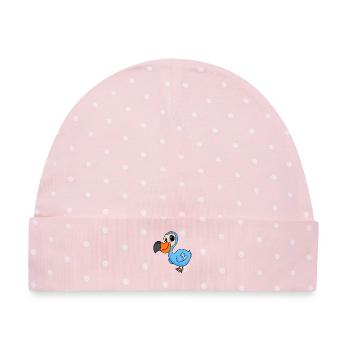 Dodo Dodos Ausgestorbener Vogel Geschenk - Baby Premium Organic Mütze - Rosa/Weiße Punkte - Vorne