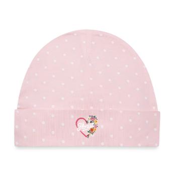 Florist - Baby Premium Organic Mütze - Rosa/Weiße Punkte - Vorne