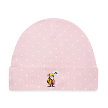 Wasser-Wasser-Geschenk Original-Humor-Weihnachtsmann - Baby Premium Organic Mütze - Rosa/Weiße Punkte - Vorne