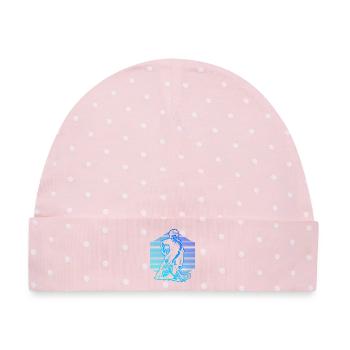 Ein Motiv nur für Unihockey - Baby Premium Organic Mütze - Rosa/Weiße Punkte - Vorne