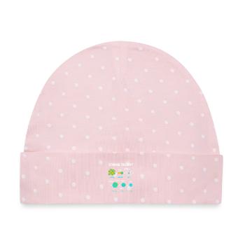 Quantenphysik Quanten Physik Quantensprung - Baby Premium Organic Mütze - Rosa/Weiße Punkte - Vorne