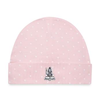 Hindu Gott Shiva Hindu Gott - Baby Premium Organic Mütze - Rosa/Weiße Punkte - Vorne