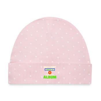 Cd-sammler Kompaktplatte Physisches Medium - Baby Premium Organic Mütze - Rosa/Weiße Punkte - Vorne