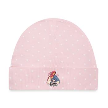 Stillen - deine Superkraft  - Baby Premium Organic Mütze - Rosa/Weiße Punkte - Vorne