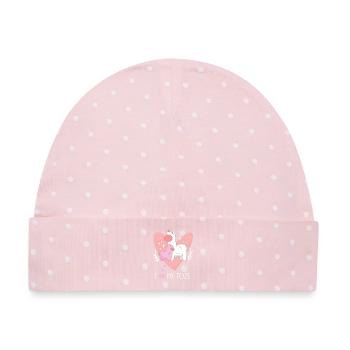 Beste Teyze Tante Türkisch Lama Geschenk Idee - Baby Premium Organic Mütze - Rosa/Weiße Punkte - Vorne