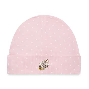 Lehrer Ruhestand Abschiedsgeschenk Danke - Baby Premium Organic Mütze - Rosa/Weiße Punkte - Vorne
