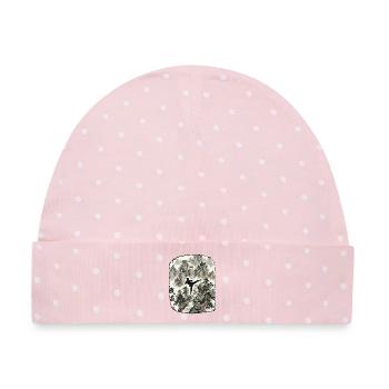 Kampfkunst Kampfsport - Baby Premium Organic Mütze - Rosa/Weiße Punkte - Vorne