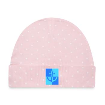 Anker - Baby Premium Organic Mütze - Rosa/Weiße Punkte - Vorne