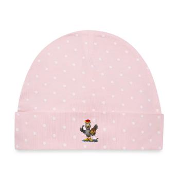 HarryKuckuck aus dem Schwarzwald 2.0 - Baby Premium Organic Mütze - Rosa/Weiße Punkte - Vorne