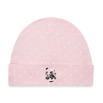 Rund um den Wind: Globale Surfer - Baby Premium Organic Mütze - Rosa/Weiße Punkte - Vorne