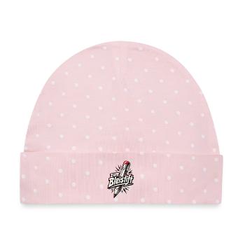 zum Bleistift - Baby Premium Organic Mütze - Rosa/Weiße Punkte - Vorne