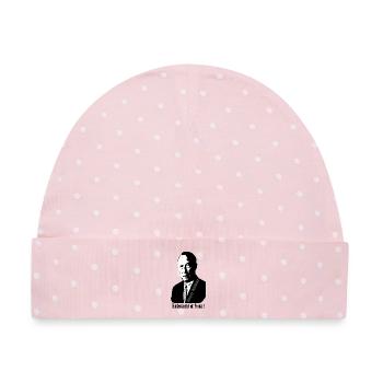 Adenauer,Bundeskanzler,Kanzler,Deutschland,Politik - Baby Premium Organic Mütze - Rosa/Weiße Punkte - Vorne