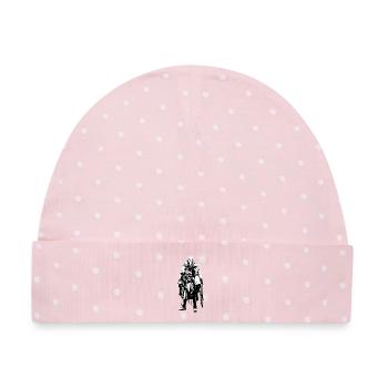 Der Doktor der Dunklen Pest - Baby Premium Organic Mütze - Rosa/Weiße Punkte - Vorne