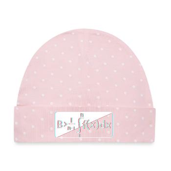 Mathematiker Mathe mathematisch Mathematik - Baby Premium Organic Mütze - Rosa/Weiße Punkte - Vorne