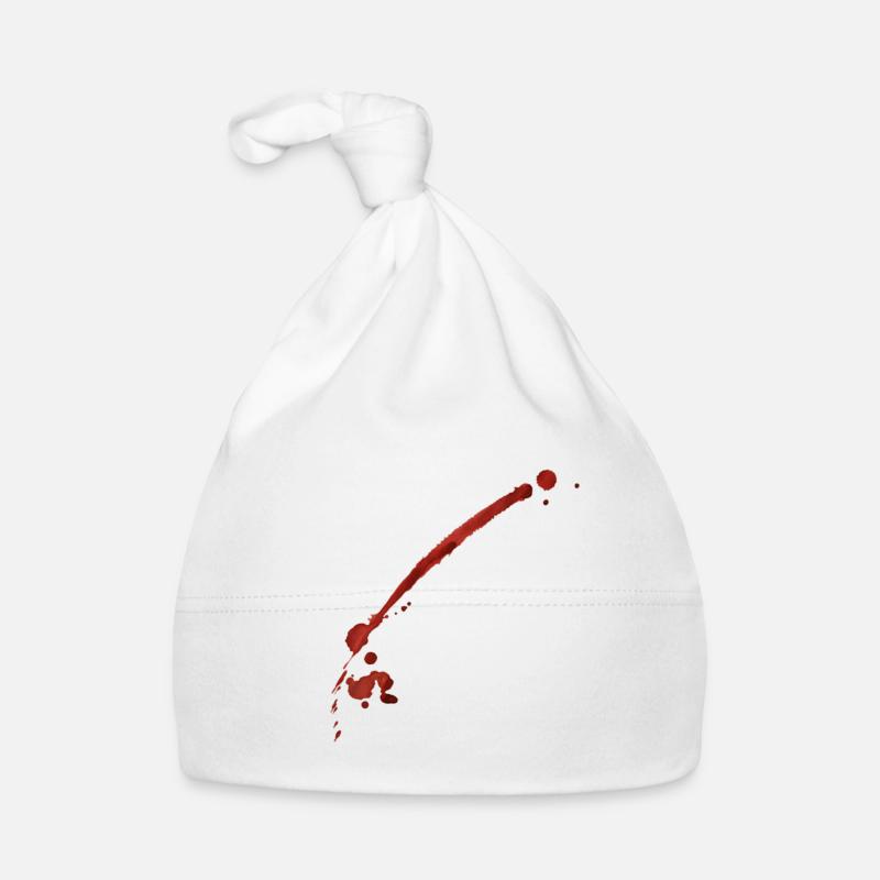 Blutspritzer Baby Bio-Mütze