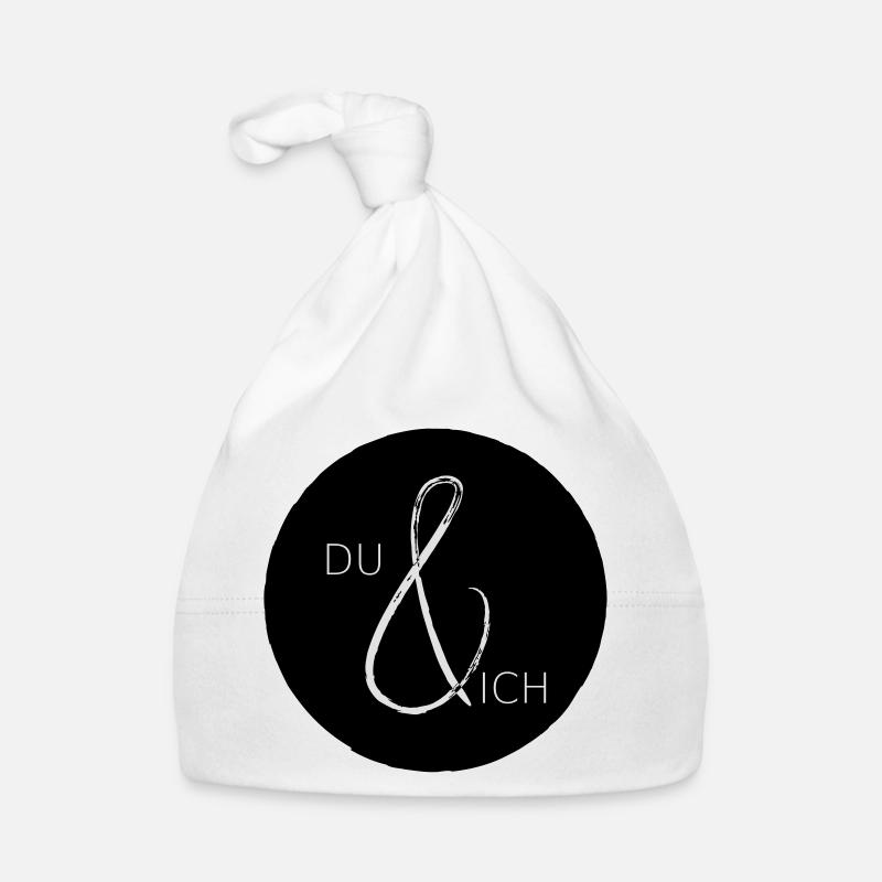 Du und IchGemeinsam Freundschaft Liebe Baby Bio-Mütze