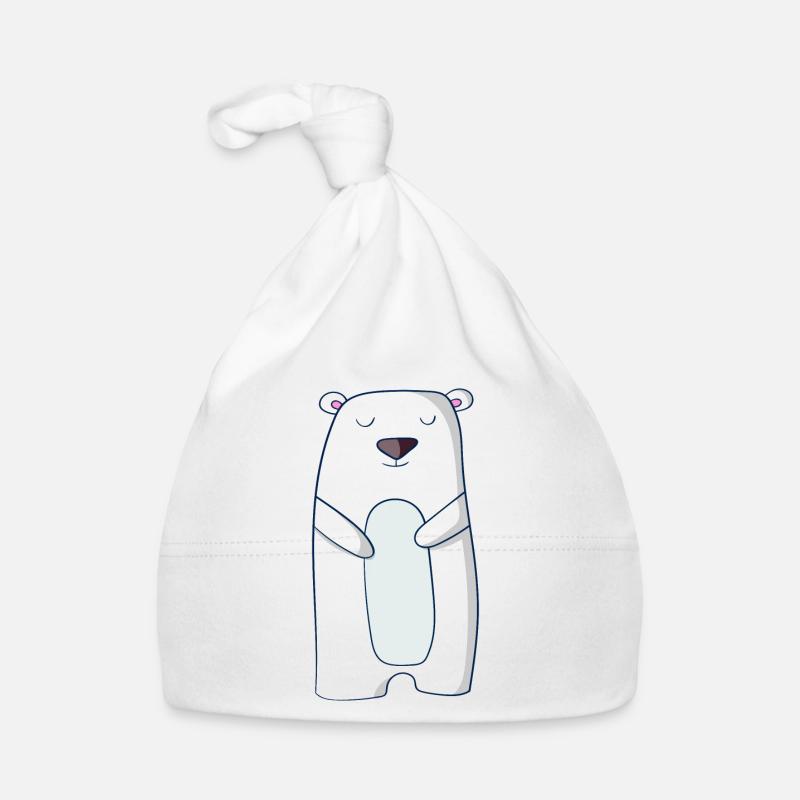 Eisbär Baby Bio-Mütze