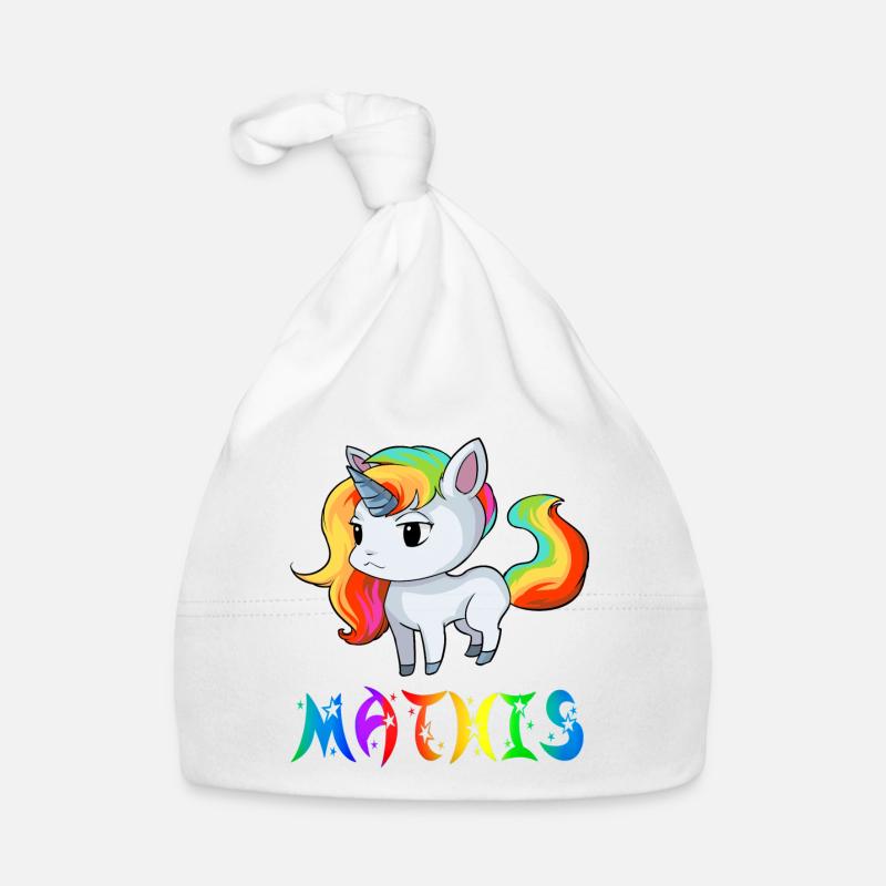 Unicorn Mathis Organic Baby Cap
