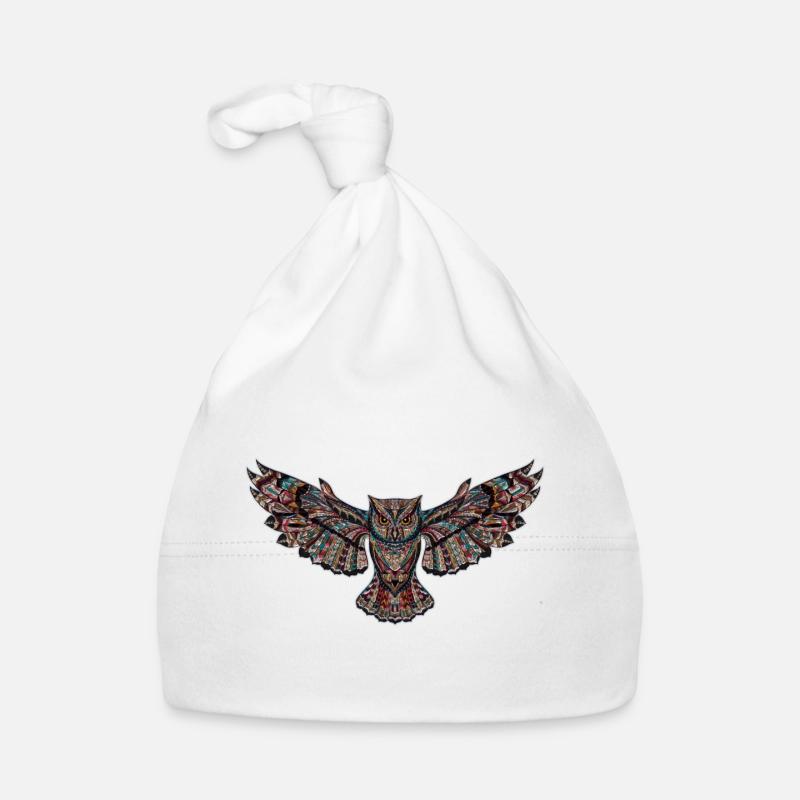 Fliegende Eule. Tolles Geschenk Design Baby Bio-Mütze