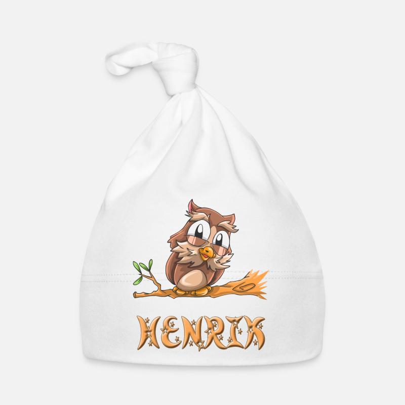 Owl Henrik Organic Baby Cap