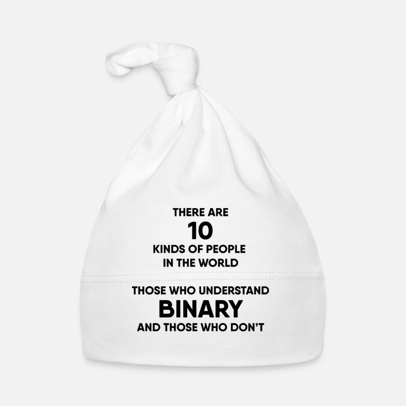 Programmer - Binary system - Organic Baby Cap - white