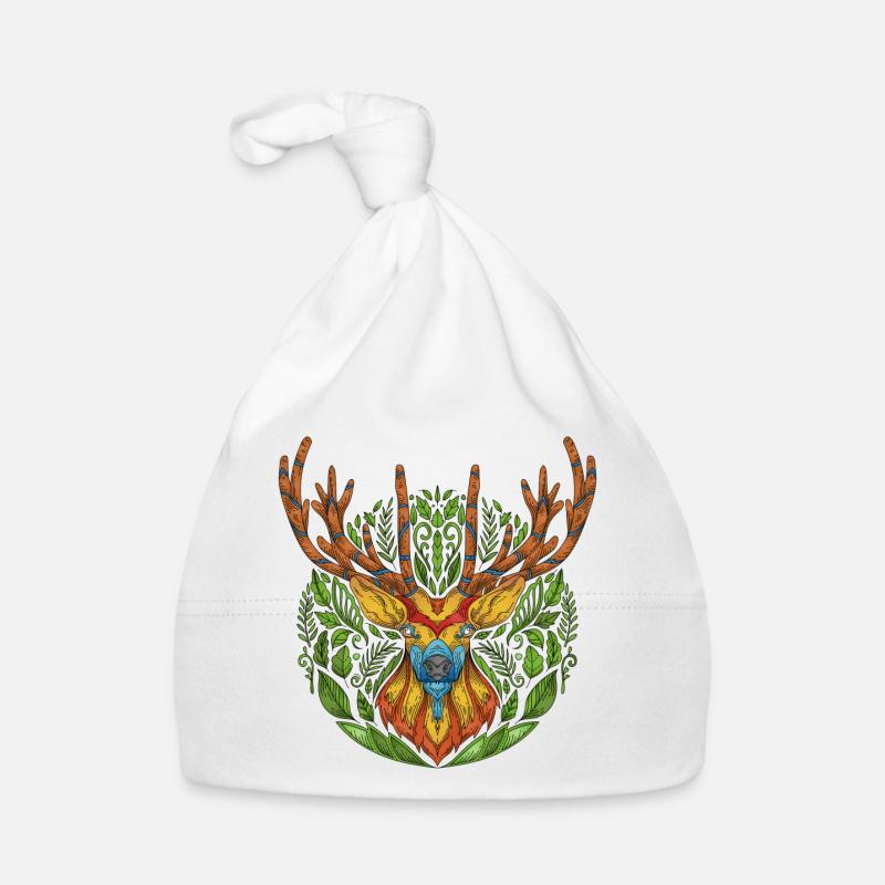 Tête de cerf de cerf Bonnet bio Bébé